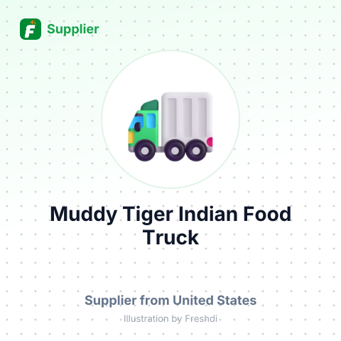 Muddy Tiger Indian Food Truck – summary card, no photo uploaded yet