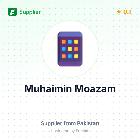 Muhaimin Moazam  – summary card, no photo uploaded yet
