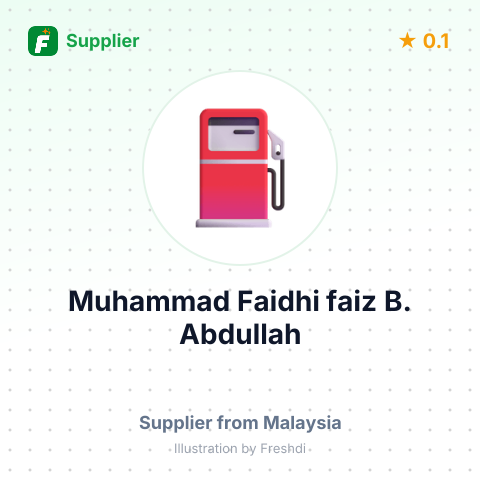 Muhammad Faidhi faiz B. Abdullah – summary card, no photo uploaded yet