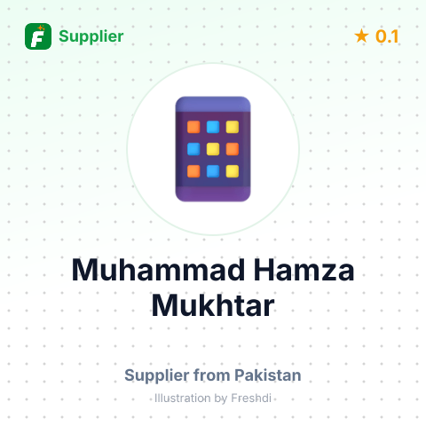 Muhammad Hamza Mukhtar  – summary card, no photo uploaded yet