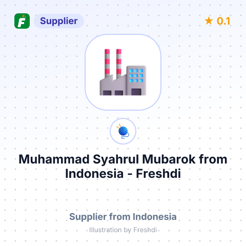 Muhammad Syahrul Mubarok  – summary card, no photo uploaded yet
