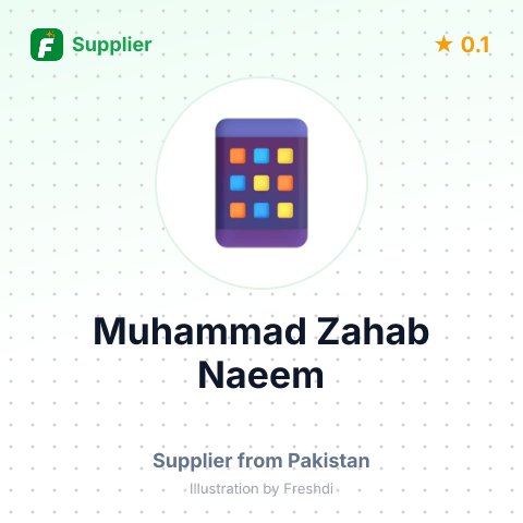 Muhammad Zahab Naeem  – summary card, no photo uploaded yet