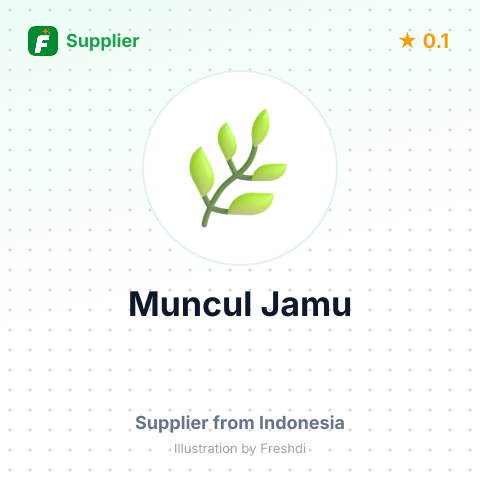 Muncul Jamu – summary card, no photo uploaded yet