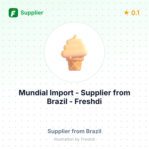 Mundial Import  – summary card, no photo uploaded yet