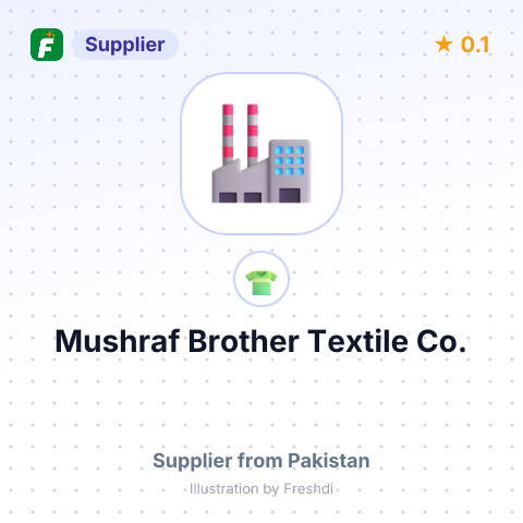 Mushraf Brother Textile Co. – summary card, no photo uploaded yet