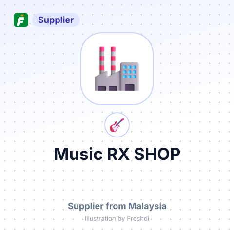 Music RX SHOP – summary card, no photo uploaded yet