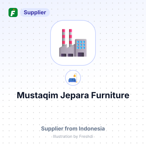 Mustaqim Jepara Furniture – summary card, no photo uploaded yet