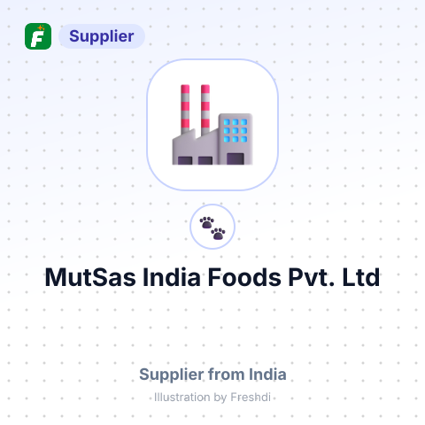 MutSas India Foods Pvt. Ltd – summary card, no photo uploaded yet