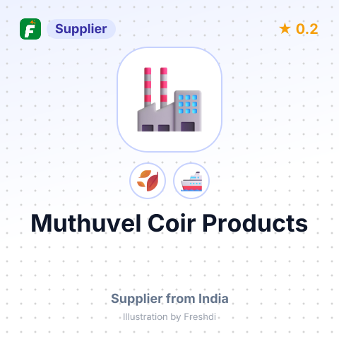 Muthuvel Coir Products – summary card, no photo uploaded yet