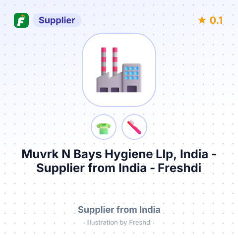 Muvrk N Bays Hygiene Llp, India  – summary card, no photo uploaded yet