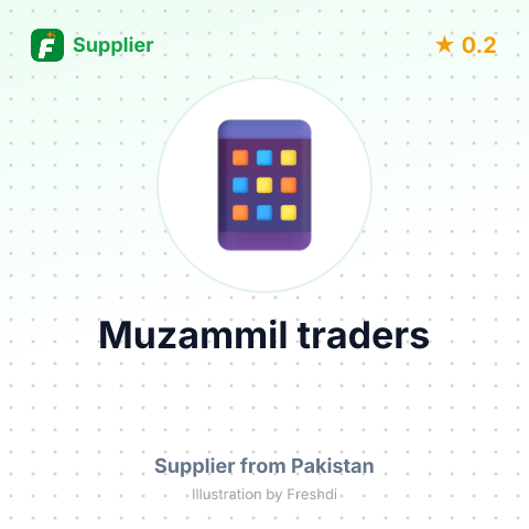 Muzammil traders – summary card, no photo uploaded yet