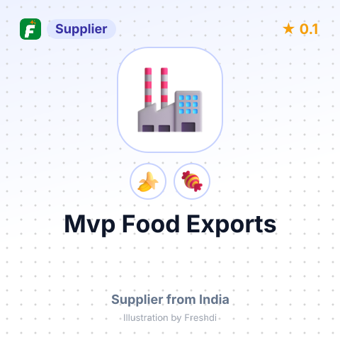 Mvp Food Exports  – summary card, no photo uploaded yet