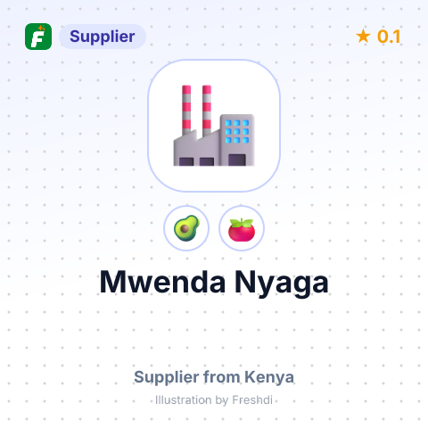 Mwenda Nyaga  – summary card, no photo uploaded yet