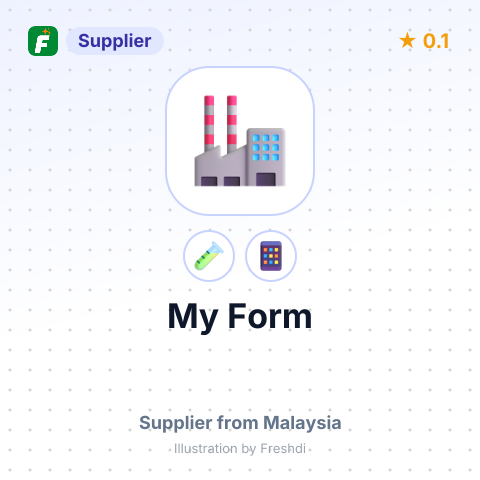 My Form – summary card, no photo uploaded yet