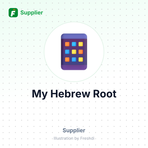 My Hebrew Root – summary card, no photo uploaded yet