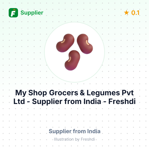 My Shop Grocers & Legumes Pvt Ltd  – summary card, no photo uploaded yet