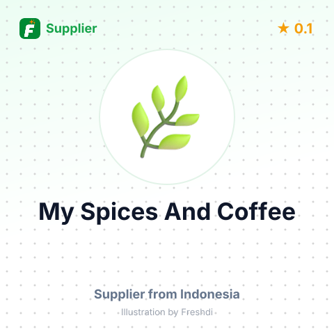 My Spices And Coffee  – summary card, no photo uploaded yet
