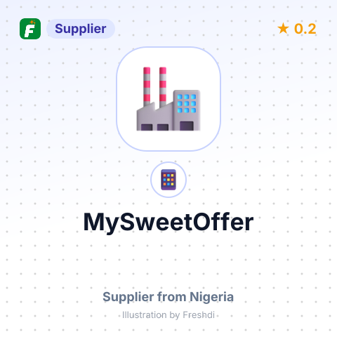 MySweetOffer – summary card, no photo uploaded yet