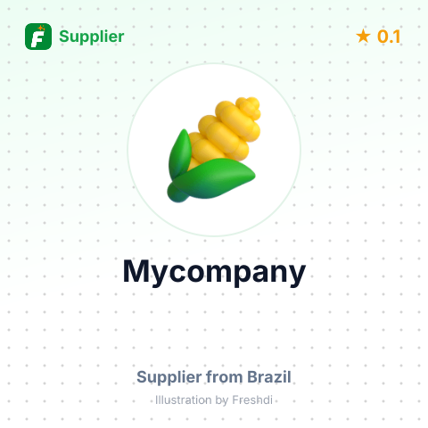 Mycompany  – summary card, no photo uploaded yet