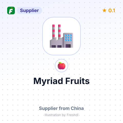 Myriad Fruits  – summary card, no photo uploaded yet