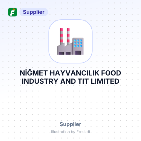NİĞMET HAYVANCILIK FOOD INDUSTRY AND TIT LIMITED COMPANY – summary card, no photo uploaded yet