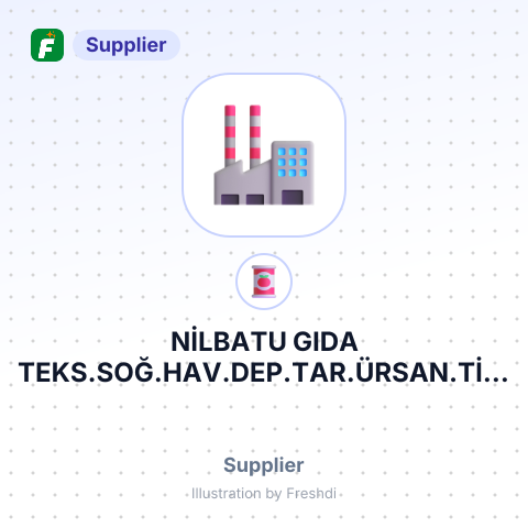 NİLBATU GIDA TEKS.SOĞ.HAV.DEP.TAR.ÜRSAN.TİC. LTD – summary card, no photo uploaded yet