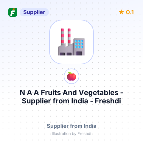 N A A Fruits And Vegetables  – summary card, no photo uploaded yet