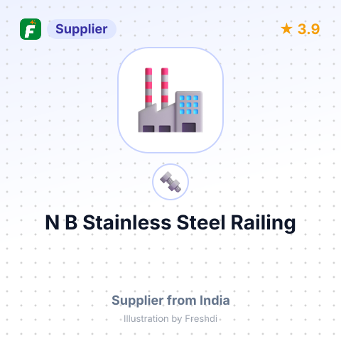 N B Stainless Steel Railing – summary card, no photo uploaded yet