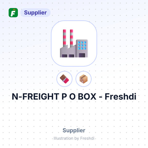 N-FREIGHT P O BOX – summary card, no photo uploaded yet