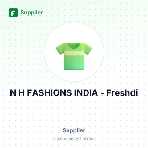 N H FASHIONS INDIA – summary card, no photo uploaded yet