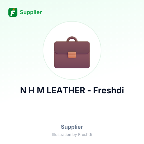 N H M LEATHER – summary card, no photo uploaded yet