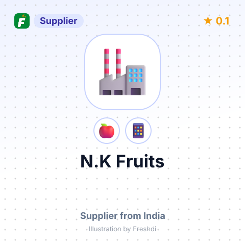 N.K Fruits  – summary card, no photo uploaded yet