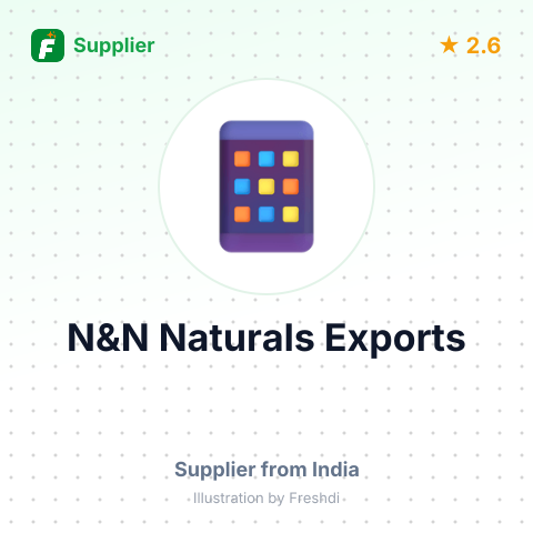 N&N Naturals Exports – summary card, no photo uploaded yet
