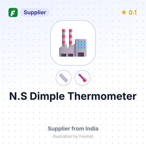 N.S Dimple Thermometer – summary card, no photo uploaded yet