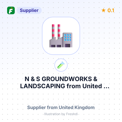 N & S GROUNDWORKS & LANDSCAPING – summary card, no photo uploaded yet