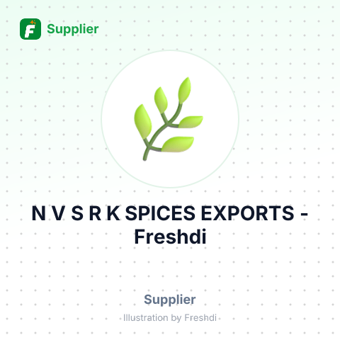 N V S R K SPICES EXPORTS – summary card, no photo uploaded yet