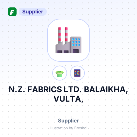 N.Z. FABRICS LTD. BALAIKHA, VULTA, – summary card, no photo uploaded yet