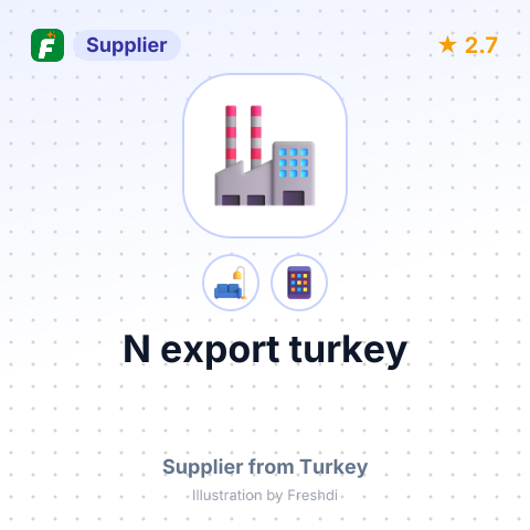 N export turkey – summary card, no photo uploaded yet
