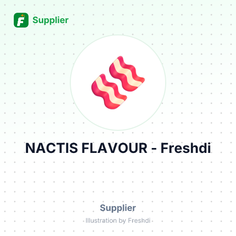 NACTIS FLAVOUR – summary card, no photo uploaded yet