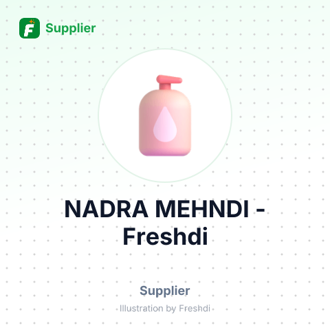 NADRA MEHNDI – summary card, no photo uploaded yet