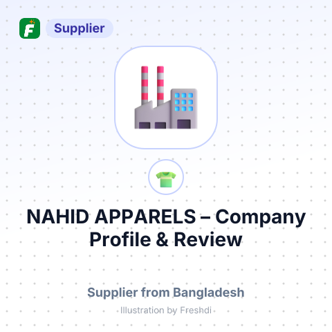 NAHID APPARELS – summary card, no photo uploaded yet