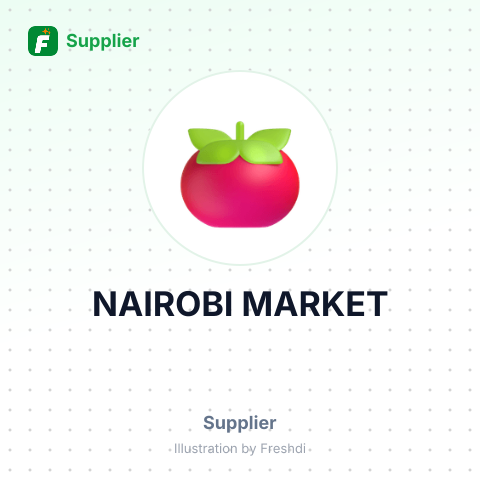 NAIROBI MARKET – summary card, no photo uploaded yet
