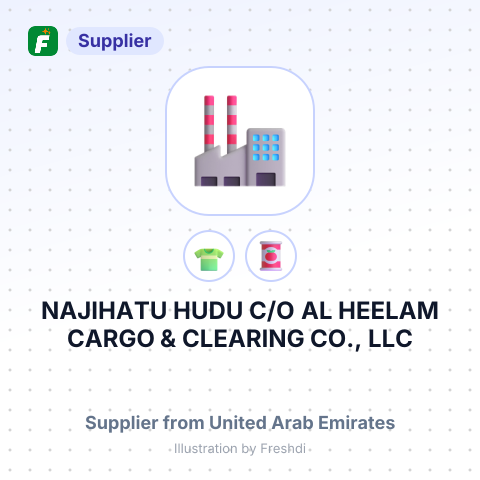 NAJIHATU HUDU C/O AL HEELAM CARGO & CLEARING CO., LLC – summary card, no photo uploaded yet