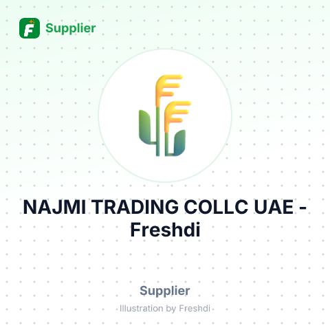 NAJMI TRADING COLLC UAE – summary card, no photo uploaded yet
