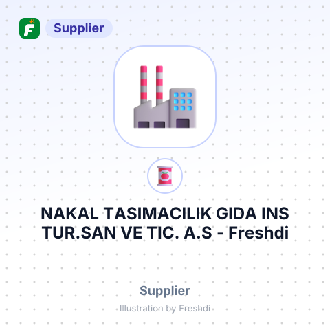 NAKAL TASIMACILIK GIDA INS TUR.SAN VE TIC. A.S – summary card, no photo uploaded yet
