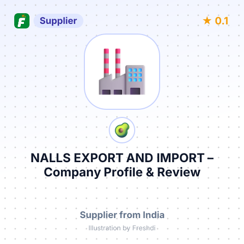 NALLS EXPORT AND IMPORT – summary card, no photo uploaded yet