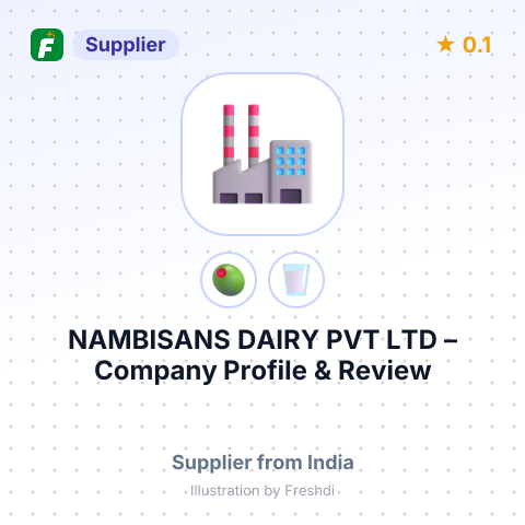 NAMBISANS DAIRY PVT LTD – summary card, no photo uploaded yet