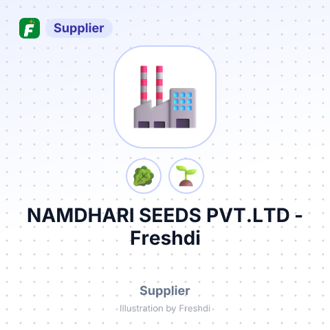 NAMDHARI SEEDS PVT.LTD – summary card, no photo uploaded yet