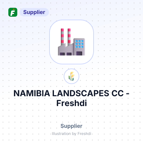 NAMIBIA LANDSCAPES CC – summary card, no photo uploaded yet