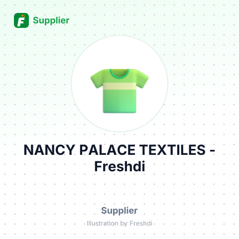 NANCY PALACE TEXTILES – summary card, no photo uploaded yet